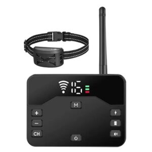 Wireless Electric Dog Fence Waterproof Pet Shock Boundary Containment System Electric Training Collar For Small Medium Large Dogs