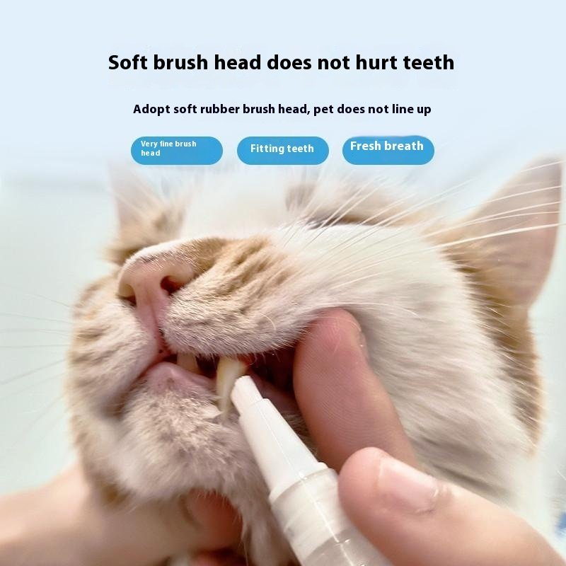 Pet Toothbrush Pen Teeth Cleaning Tools Breath Pet - Image 5