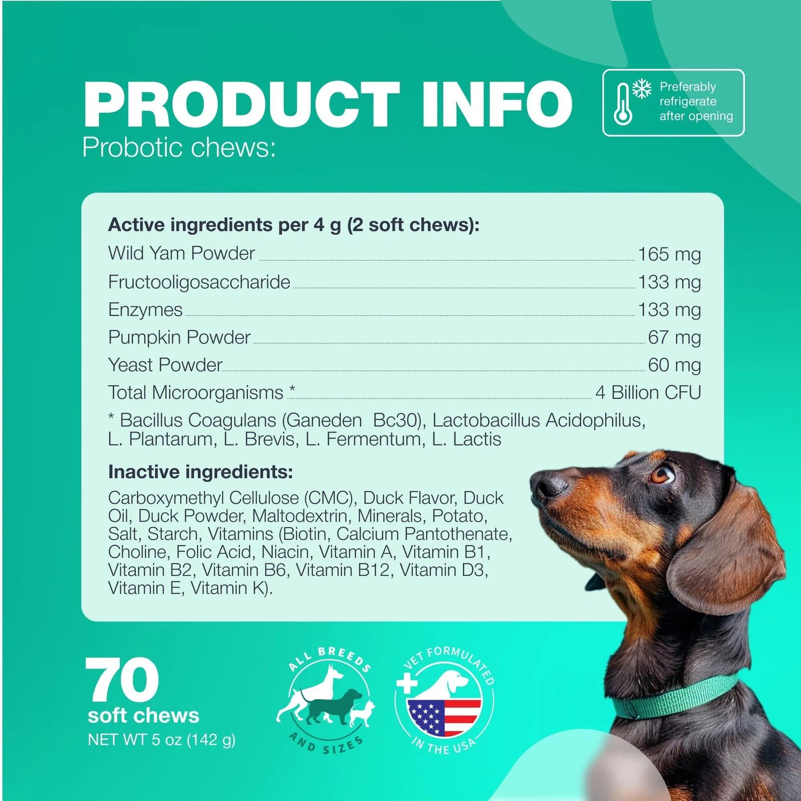 Do Not Sell On Amazon Probiotics For Dogs Support Gut Health Immunity - Image 9