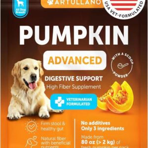 Do Not Sell On Amazon Pumpkin Powder For Dogs Digestive Support 8 OZ Fiber Supplement For Constipation For Gut Balance Healthy Skin Digestion Glands Firm Stool Poop Anti Diarrhea Gas Relief